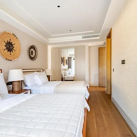 Stylish Beachfront With Pool Gym Sauna Seaview Vila Bodrum