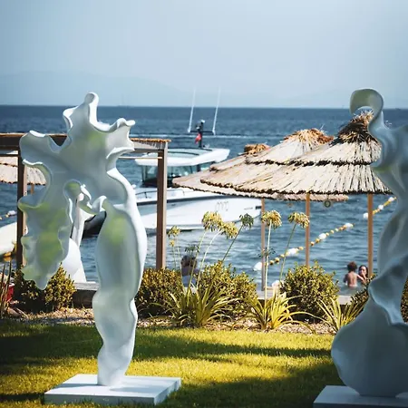 Vila Stylish Beachfront With Pool Gym Sauna Seaview Bodrum