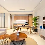Stylish Beachfront With Pool Gym Sauna Seaview فيلة *