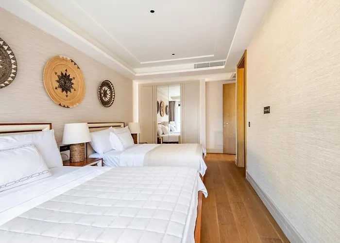 Stylish Beachfront With Pool Gym Sauna Seaview Villa Bodrum